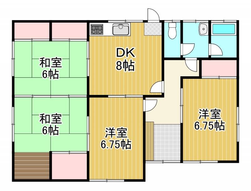 西条市飯岡 一戸建 の間取り画像