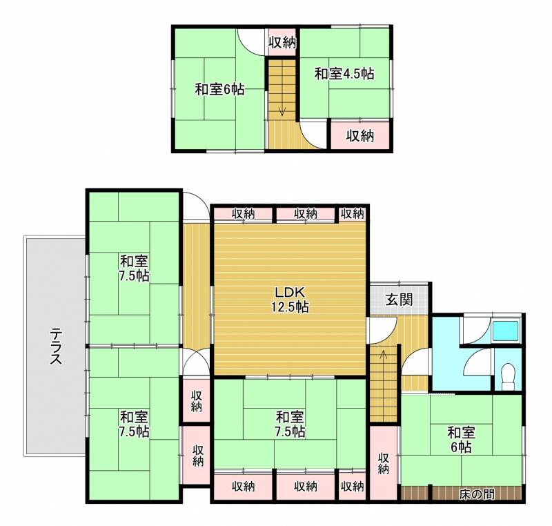 西条市福武甲 一戸建 の間取り画像