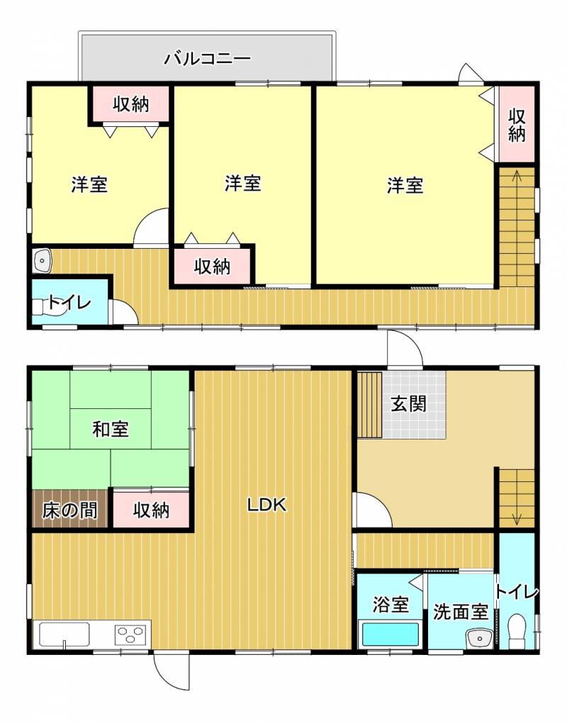 西条市丹原町池田 一戸建 の間取り画像