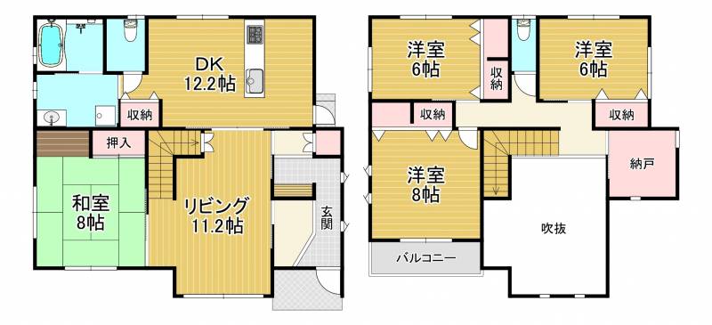 西条市大町 一戸建 の間取り画像