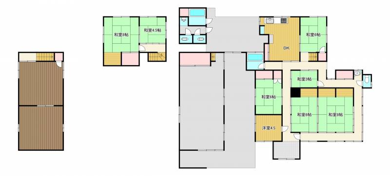 西条市丹原町北田野 一戸建 の間取り画像