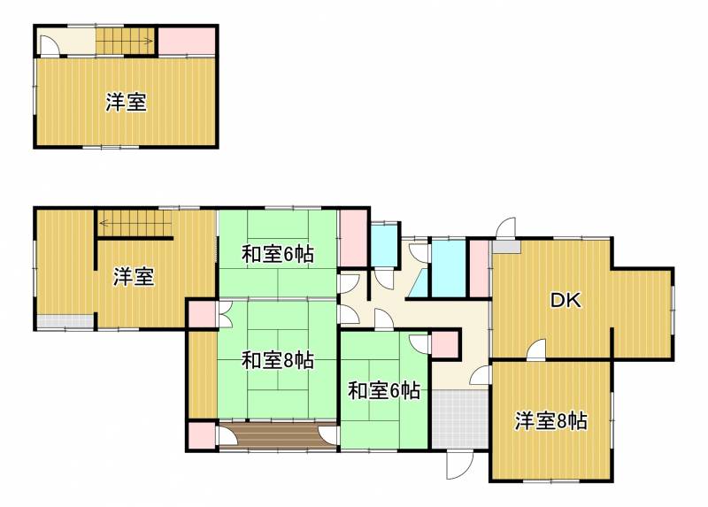 西条市小松町大郷 一戸建 の間取り画像