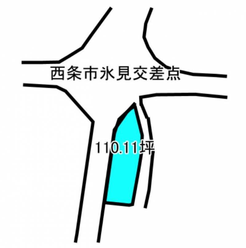 西条市氷見乙  の区画図