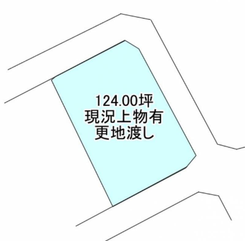 西条市丹原町池田  の区画図