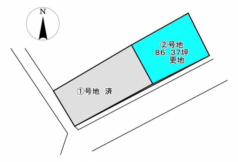 西条市北条  の区画図