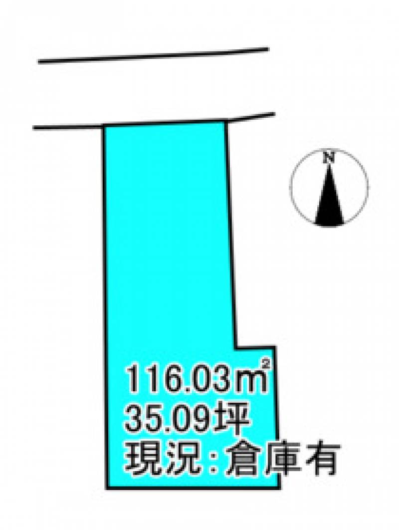 西条市小松町新屋敷  の区画図