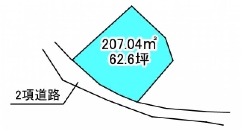 西条市飯岡  の区画図