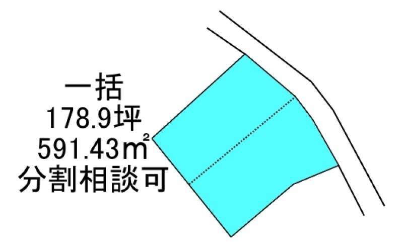 西条市丹原町願連寺  の区画図