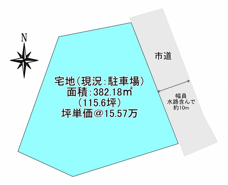 西条市大町  の区画図