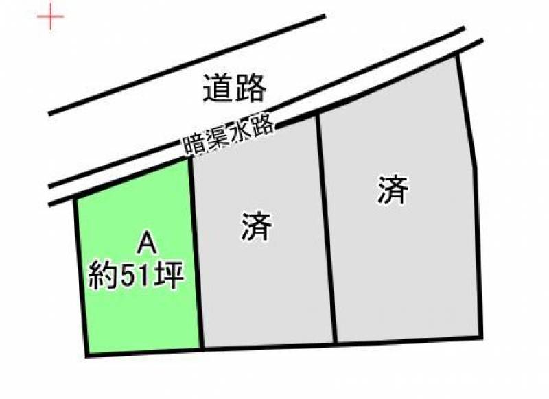 西条市朔日市  の区画図