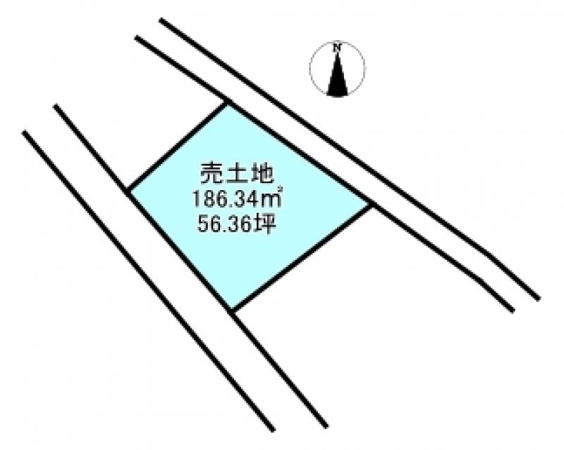 西条市周布  の区画図