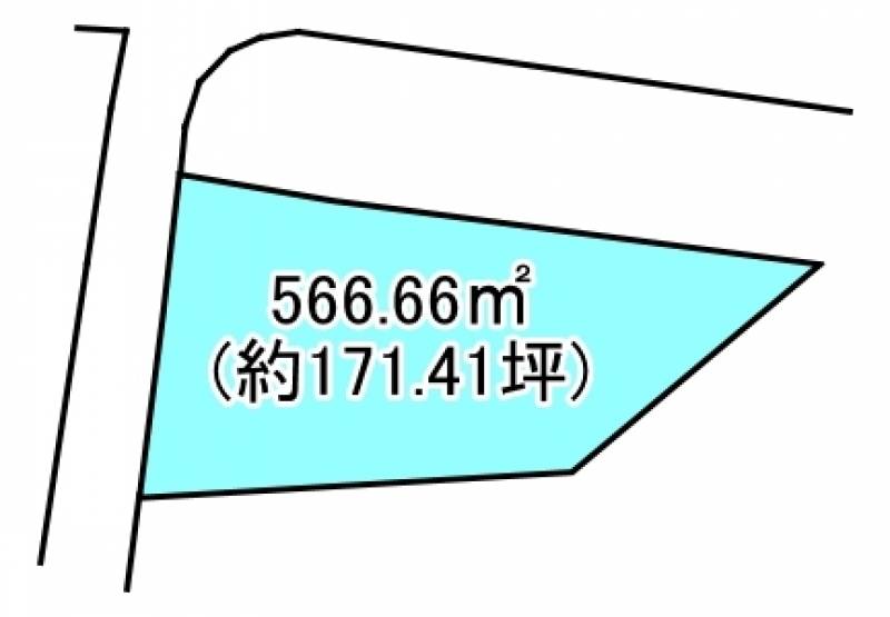 西条市丹原町北田野  の区画図