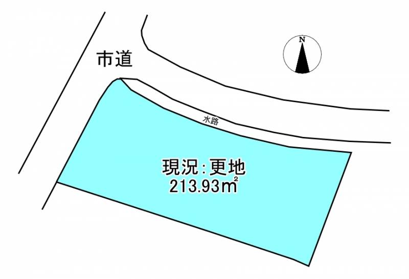 西条市洲之内甲  の区画図