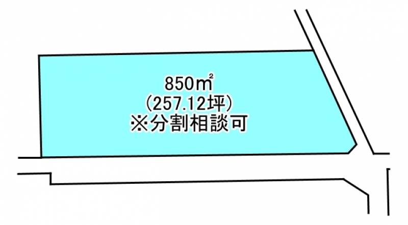 西条市小松町新屋敷  の区画図