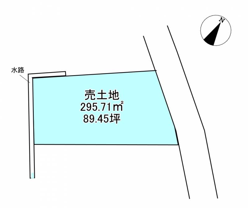 西条市丹原町願連寺  の区画図