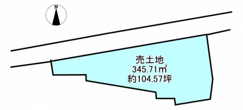 西条市西田甲  の区画図