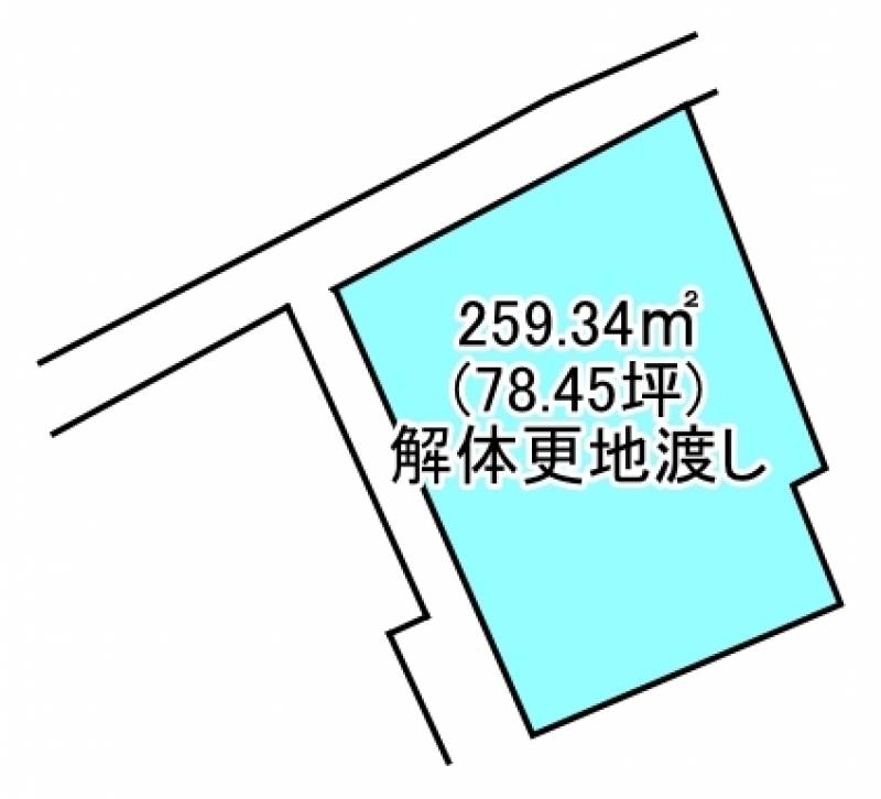 西条市大町  の区画図