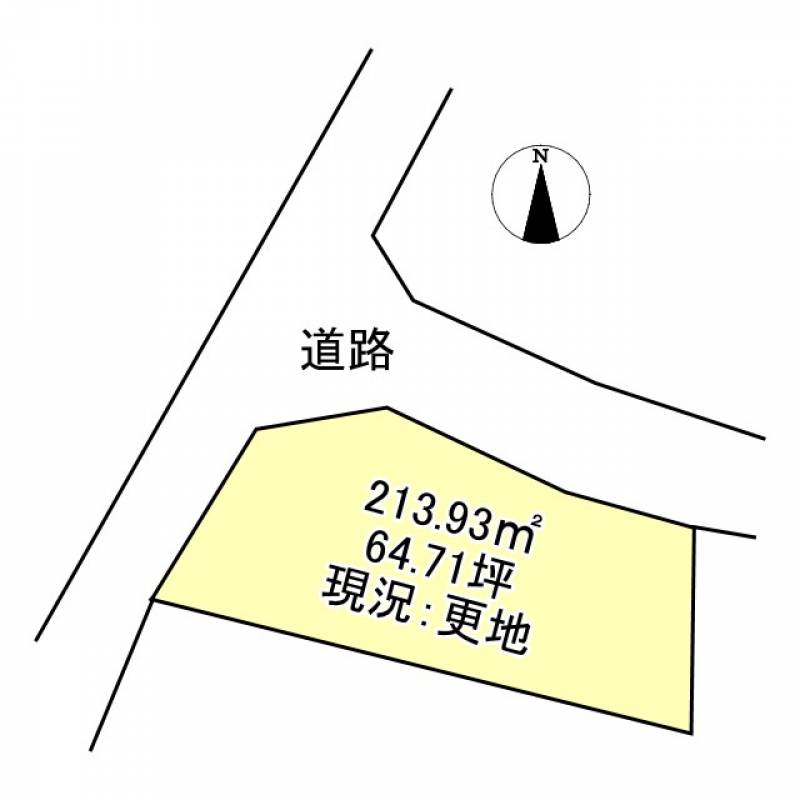 西条市洲之内甲  の区画図