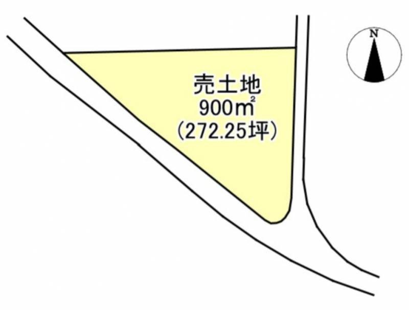 西条市古川甲  の区画図