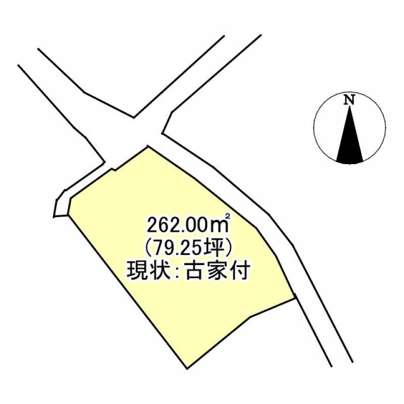 西条市丹原町願連寺  の区画図