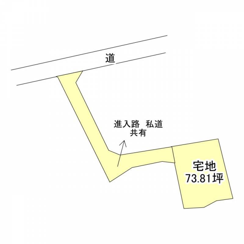 西条市飯岡  の区画図