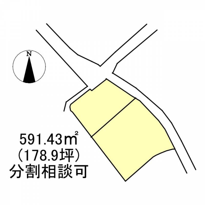 西条市丹原町願連寺  の区画図