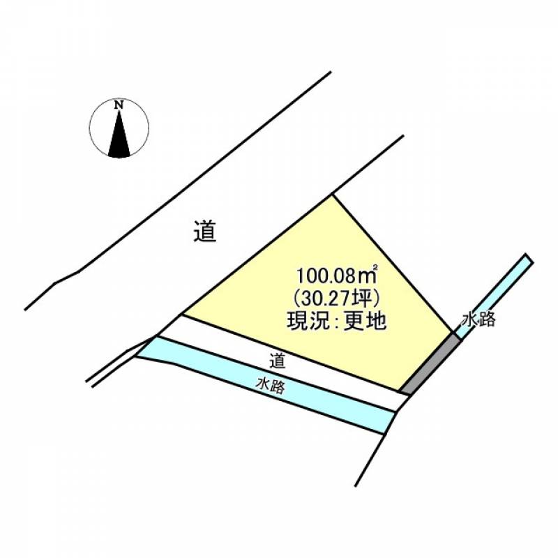 西条市丹原町願連寺  の区画図