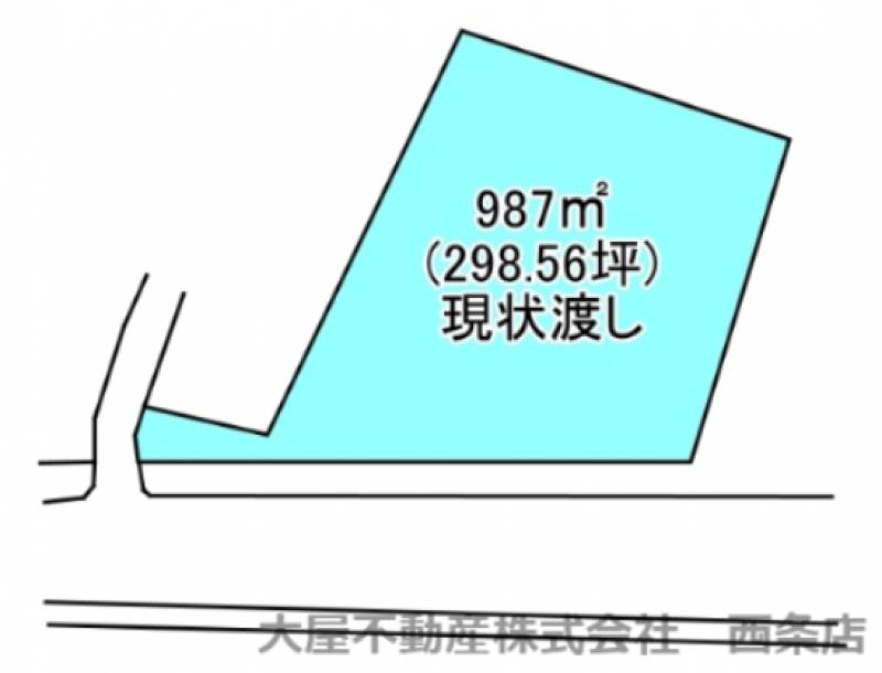 西条市氷見乙  の区画図