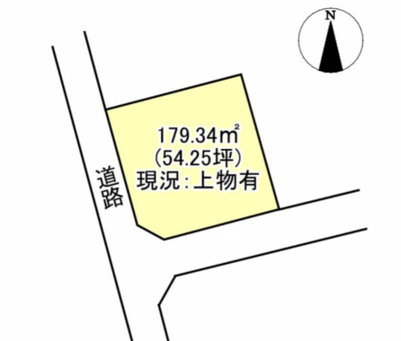 西条市小松町南川  の区画図