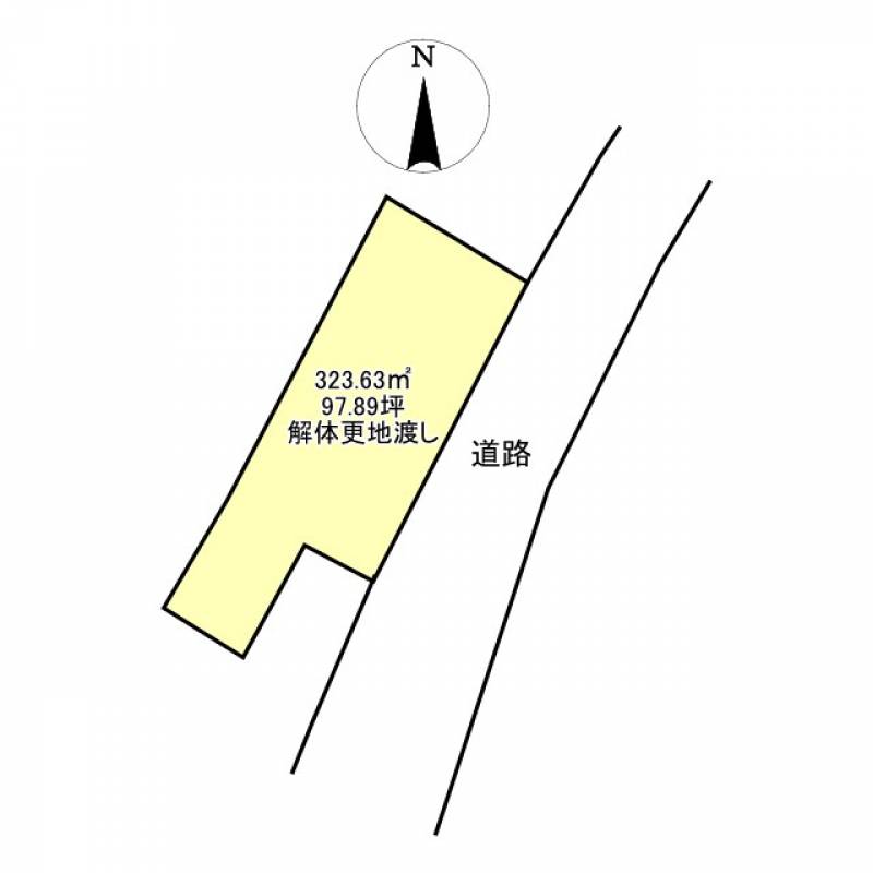 西条市楠  の区画図