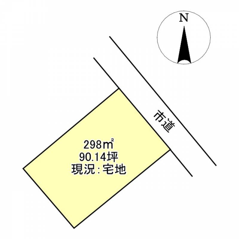 西条市石田  の区画図