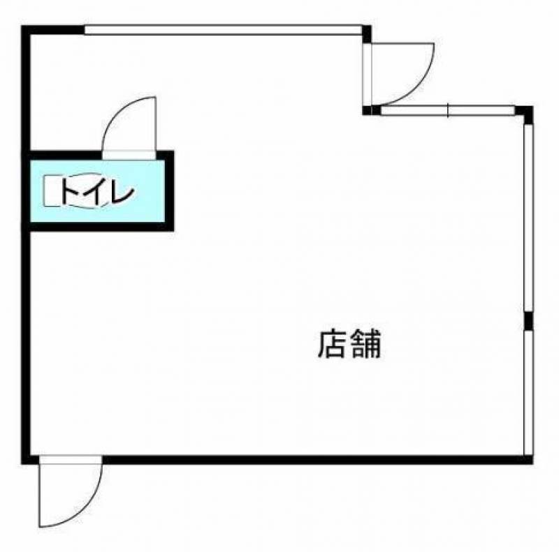 一宮町2丁目店舗 1Fの間取り画像