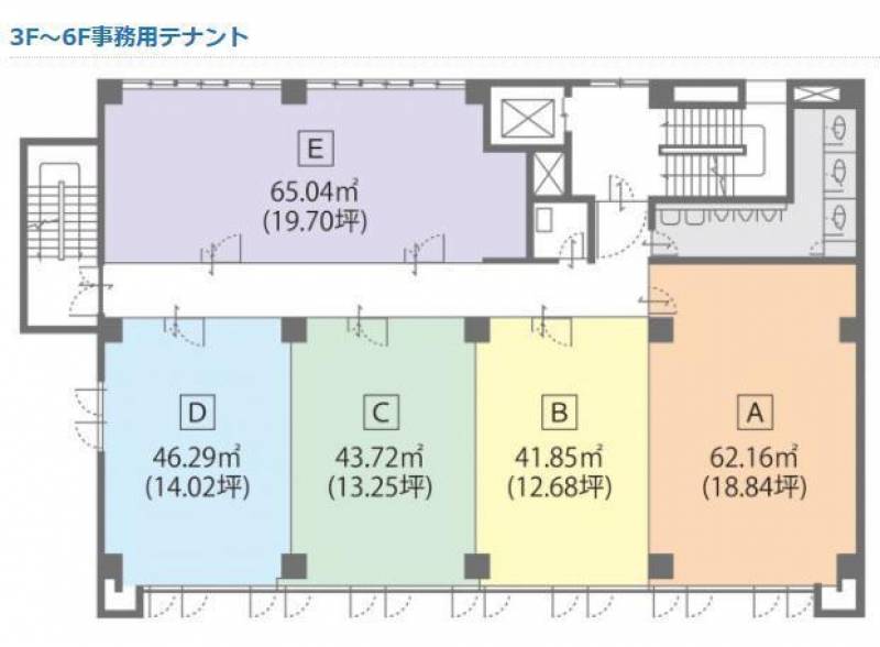 第3越智ビル 5階CDの間取り画像