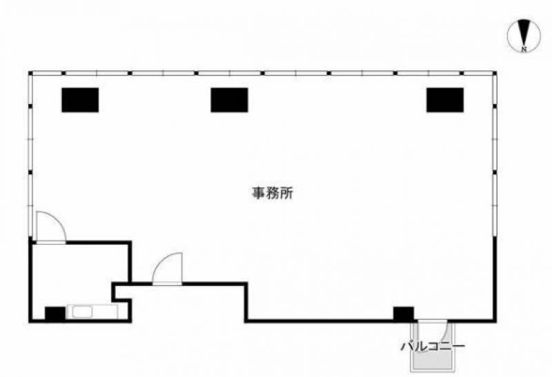 港町ビルテナント 201の間取り画像