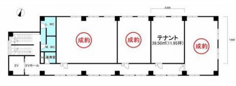 三和住宅ビル 5階(7)の間取り画像