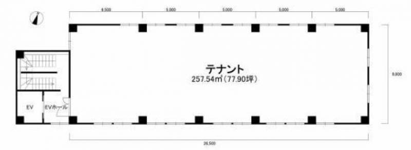 三和住宅ビル 2階(3)の間取り画像