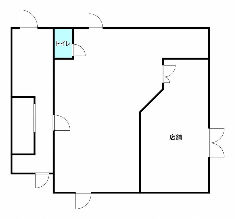 橋本テナント　ビル 1Fの間取り画像