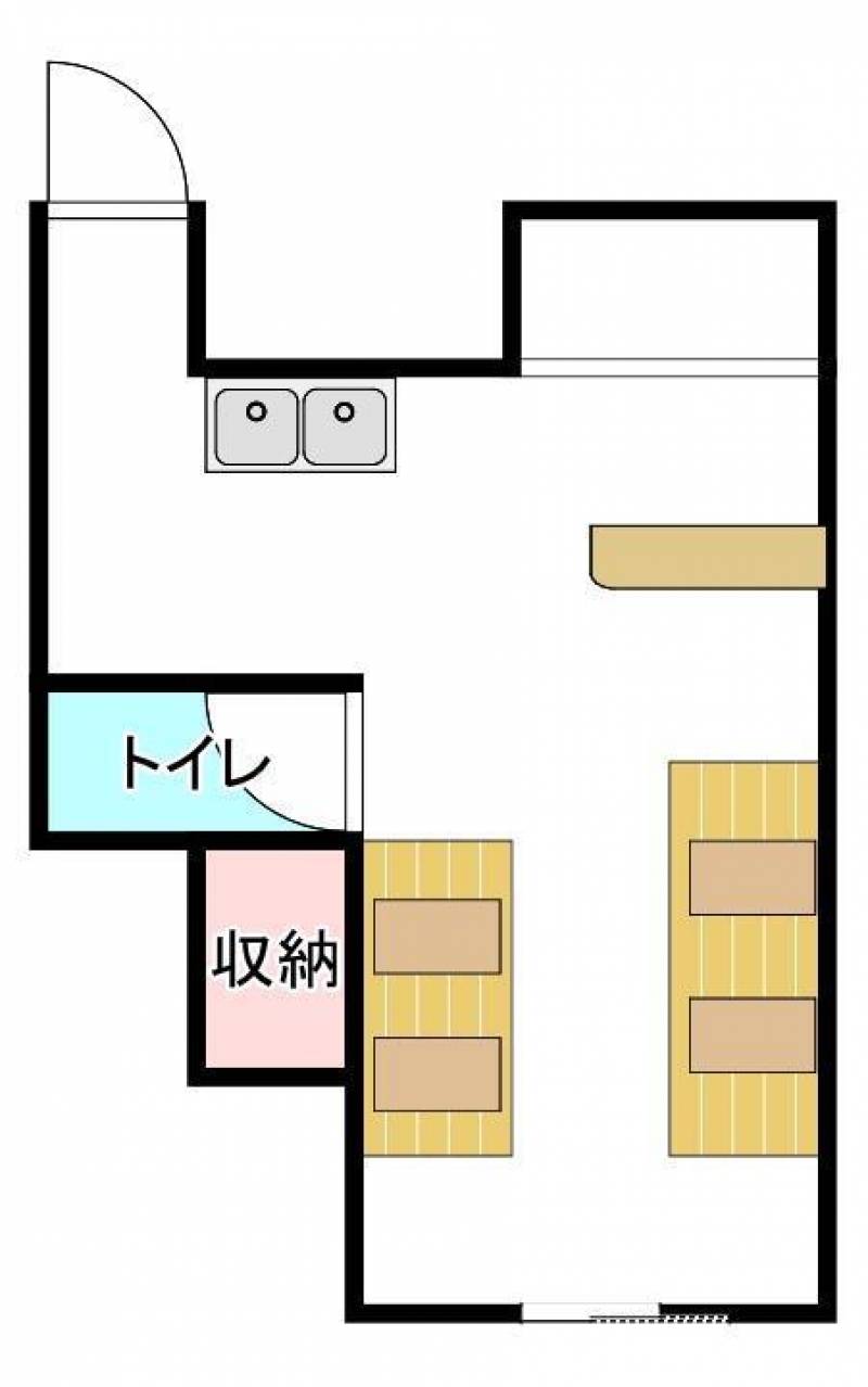 大町697-24　明治屋ビル 1F北の間取り画像