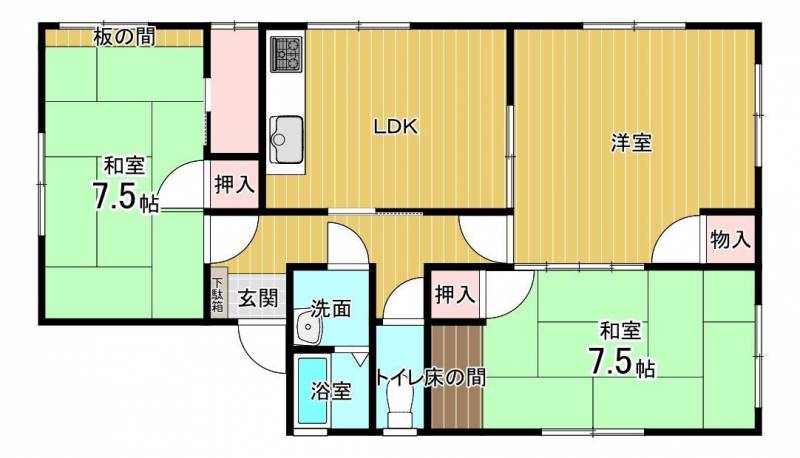 大町1644-3　3階 3階の間取り画像