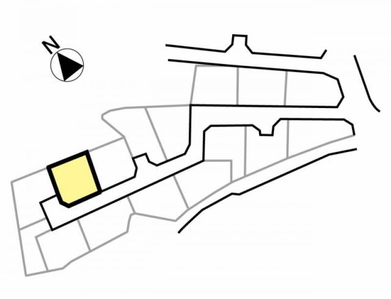 伊予郡砥部町高尾田 砥部町高尾田（大学前）14号地の区画図