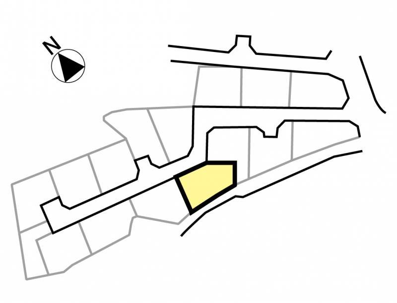 伊予郡砥部町高尾田 砥部町高尾田（大学前）9号地の区画図