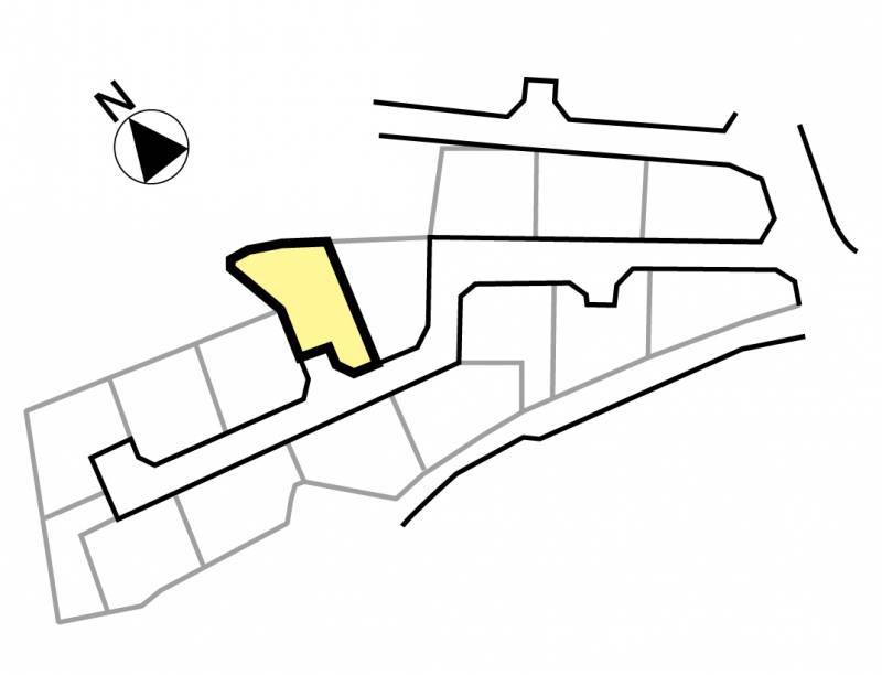 伊予郡砥部町高尾田 砥部町高尾田（大学前）5号地の区画図