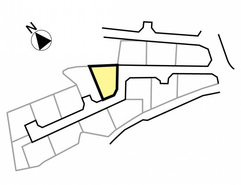 伊予郡砥部町高尾田 砥部町高尾田（大学前）4号地の区画図