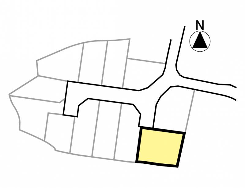 伊予郡砥部町高尾田 2号地の区画図