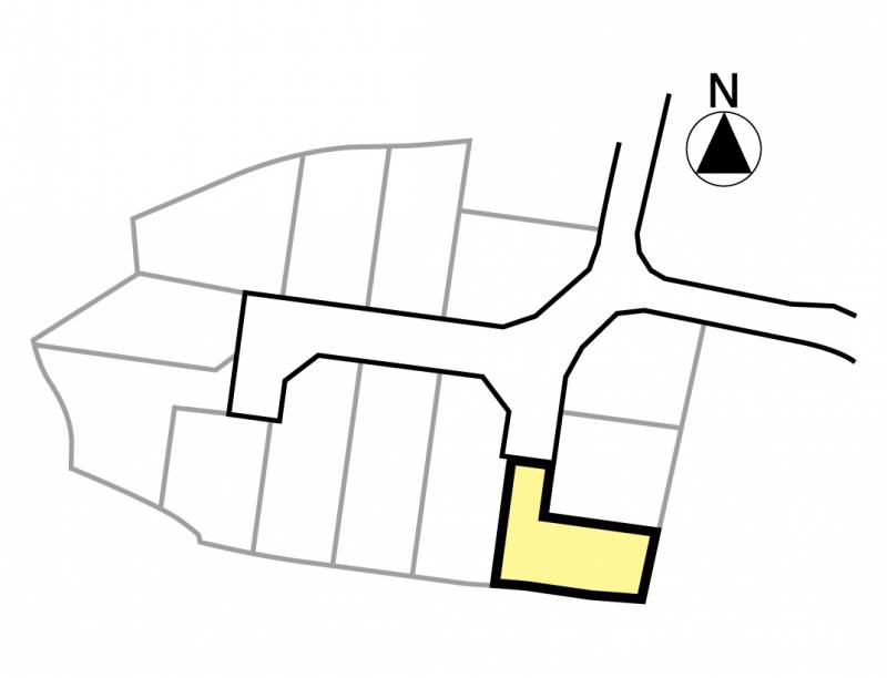 伊予郡砥部町高尾田 3号地の区画図