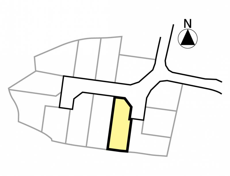 伊予郡砥部町高尾田 4号地の区画図