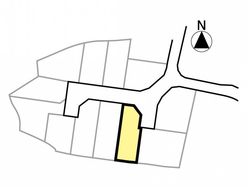 伊予郡砥部町高尾田 4号地の区画図