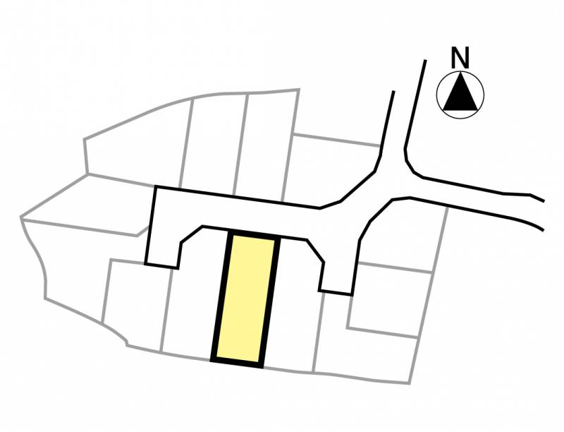 伊予郡砥部町高尾田 5号地の区画図