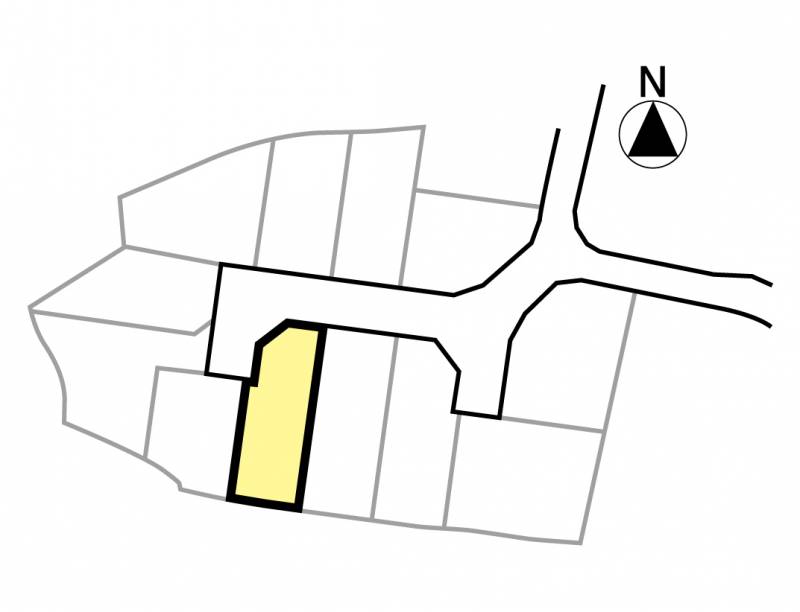 伊予郡砥部町高尾田 6号地の区画図