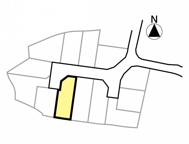 伊予郡砥部町高尾田 6号地の区画図